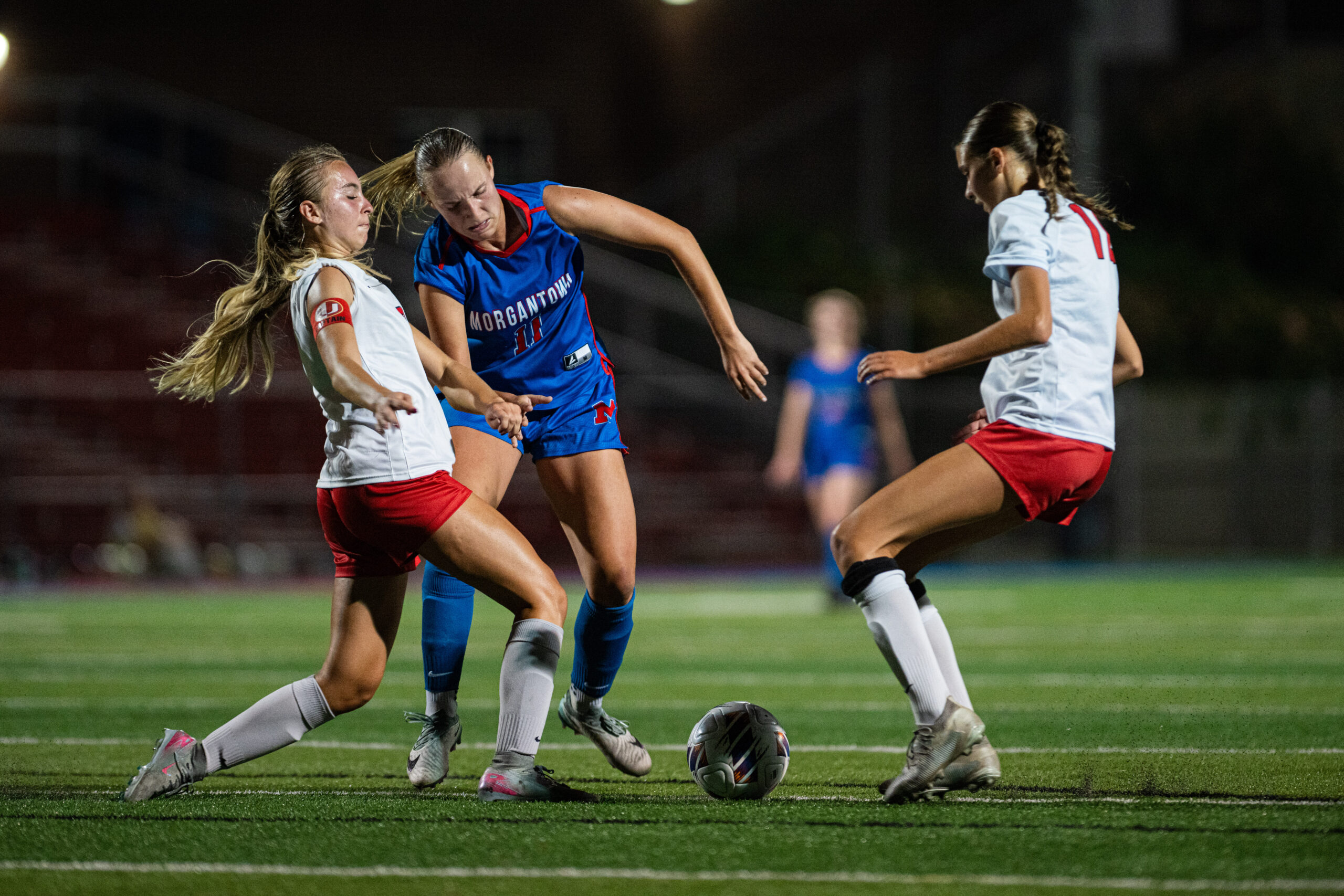 Morgantown, University girls' soccer battle intensely to 1-1 draw